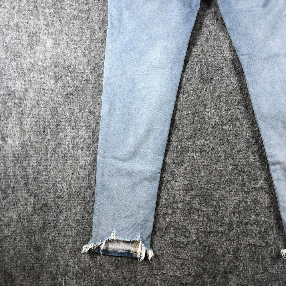 American Eagle Next Level Skinny Jeans Womens 8 Distressed Light‎ Wash